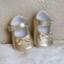 Picture of Panache Baby Shoes Bow Front Mary Jane - Metallic Gold