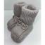 Picture of Caramelo Kids Knitted Booties - Stone Grey