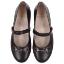 Picture of Panache Girls Snaffle Mary Jane Shoe - Black Leather