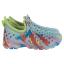 Picture of Hunter Big Kids Lightweight Water Shoe - Bleached Blue Marble Zesty Yellow