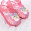 Picture of Igor Tobby Glitter Unicorn Jelly Sandal -Fuchsia Pink