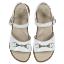 Picture of Panache Girls Snaffle Sandal - White Patent