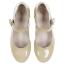 Picture of Panache Girls Scallop Pump - Arena Beige Patent