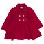 Picture of Marae Girls Double Breasted Flared Skirt Wool Coat - Dark Red