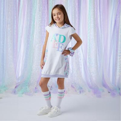 Picture of A Dee Nadia Popping Pastels Hoodie Sweat Dress - Lilac
