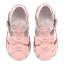 Picture of Borboleta Dina Double Fixed Bow Patent Sandal - Pink