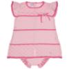 Picture of Rahigo Girls Summer Knit Openwork A Line Dress & Pants Set X 2 - Baby Pink Fuchsia