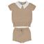 Picture of Rahigo Boys Summer Knit Shorts & Jumper Set X 2 - Beige 