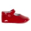 Picture of Panache Baby Shoes Button Front Mary Jane - Red Patent