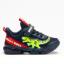 Picture of Bull Boys T Rex Dinosaur Lights Trainer - Navy Blue