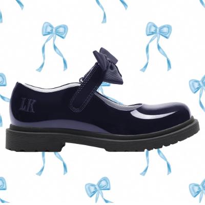 Picture of Lelli Kelly Miss LK Mia Mary Jane School Shoe - Navy Patent