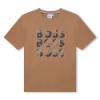 Picture of BOSS Boys Repeat Logo T-shirt - Beige