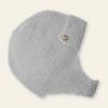 Picture of Mac Ilusion Baby Collection Boys Knitted Aviator Style Bonnet - Moon Grey