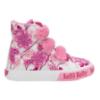 Picture of Lelli Kelly Girls Brooke Mid Ankle Boot With 3 Front Straps & Curly Fleece Lining - White Pink Fuchsia