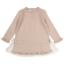 Picture of Granlei  Girls Knit Dress With Tulle Bows - Beige Ivory
