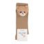 Picture of Meia Pata Knee Socks With Fuzzy Bear - Nougat
