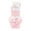 Picture of Meia Pata Extra Large Satin Bow Knee Socks - Baby Pink