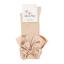 Picture of Meia Pata Extra Large Satin Bow Knee Socks - Champagne Beige