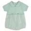 Picture of Rigola Baby Boys Organic Knit & Linen Romper - Green Water