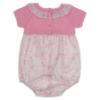 Picture of Granlei Baby Girls Knit & Floral Romper - Fuchsia Pink