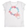Picture of Daga Girls Magic Bow Applique Top & Shorts Set X 2 - White Fuchsia Pink