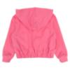 Picture of Daga Girls Magic Bow Applique Hooded Bomber Jacket - Fuchsia Pink