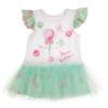 Picture of Daga Girls More Sugar Lollipop Applique Dress - White Fuchsia Green
