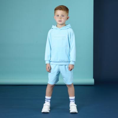 Picture of Mitch & Son JNR Henry Hoodie Short Set - Turquoise