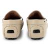 Picture of BOSS Boys Slip On Leather Logo Moccasin Loafer - Beige