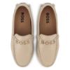 Picture of BOSS Boys Slip On Leather Logo Moccasin Loafer - Beige