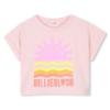 Picture of Billieblush Girls Sunshine T-shirt & Denim Shorts Set - Pink