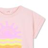 Picture of Billieblush Girls Sunshine T-shirt & Denim Shorts Set - Pink