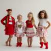 Picture of Daga Girls Fluffy Cherries Headband - Red Green