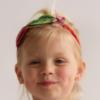 Picture of Daga Girls Fluffy Cherries Headband - Red Green