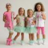 Picture of Daga Girls More Sugar Bow Lollipop Headband - Fuchsia Pink Green
