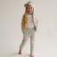 Picture of Daga Girls Unicorns Top & Trousers Set X 2 - White Pink Blue