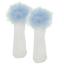 Picture of Daga Girls Ankle Socks With Tulle - White Blue