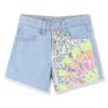 Picture of Billieblush Girls Sunshine T-shirt & Denim Shorts Set - Pink