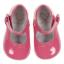 Picture of Panache Baby Shoes Button Front Mary Jane - Fuchsia Pink Patent