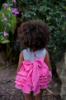 Picture of Ela Confeccion Girls Ruffle Summer Dress Panties Hairbow Set X 3 - Grey Fuchsia