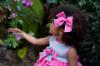 Picture of Ela Confeccion Girls Ruffle Summer Dress Panties Hairbow Set X 3 - Grey Fuchsia