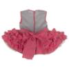 Picture of Ela Confeccion Girls Ruffle Summer Dress Panties Hairbow Set X 3 - Grey Fuchsia