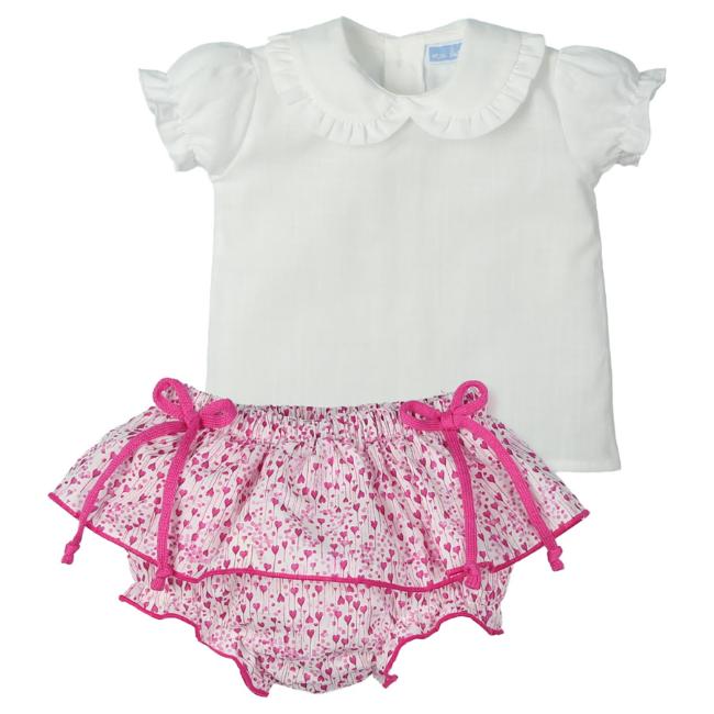 Picture of Mac Ilusion Baby Lovely Collection Girls Top & Jampant Set X 2 - Kiss Fuxia