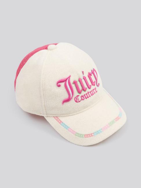 Picture of Juicy Couture Girls Rainbow Toweling Cap - Vanilla Ice