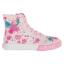 Picture of Lelli Kelly Fairy Mid Canvas Beaded Boot With Inside Zip - White Fantasy 