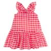 Picture of Tutto Piccolo Summer Gingham Collection Girls Sundress - Fuchsia