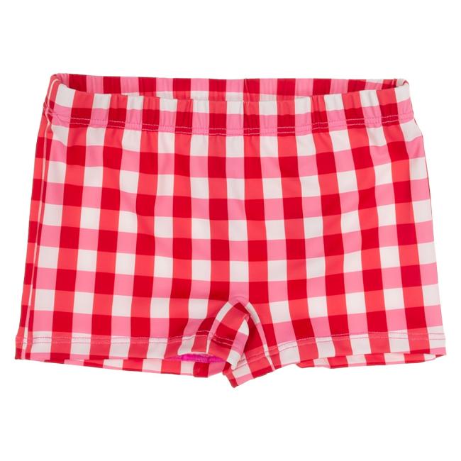 Picture of Tutto Piccolo Summer Gingham Collection Boys Swimshorts - Fuchsia