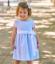Picture of Rapife Summer Girls Fixed Bow Dress & Panties Set X 2 - Sky Blue White