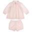 Picture of Sarah Louise Baby Girls Embroidered Jampant 2 Piece Set - Pink Pink