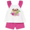 Picture of Mayoral Toddler Girls Summer Sweetie Print Top & Shorts Set - Fuchsia